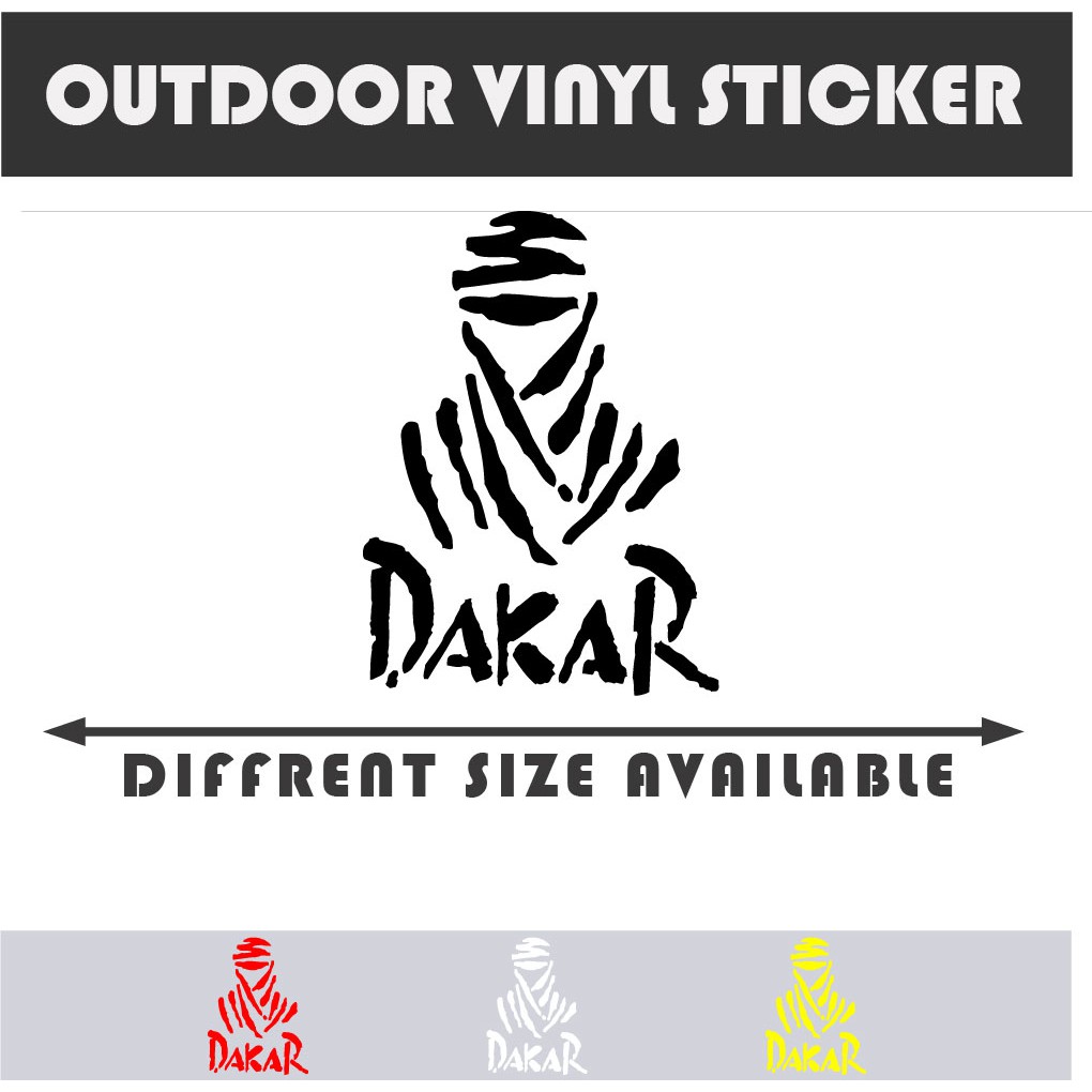 Dakar Rally Car Sticker Decal Vinyl | Shopee Singapore