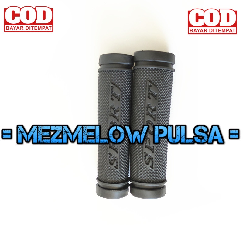 Hand Grip Stang Handgrip Setang Handlebar Gagang Sepeda alphabet 3D rubber