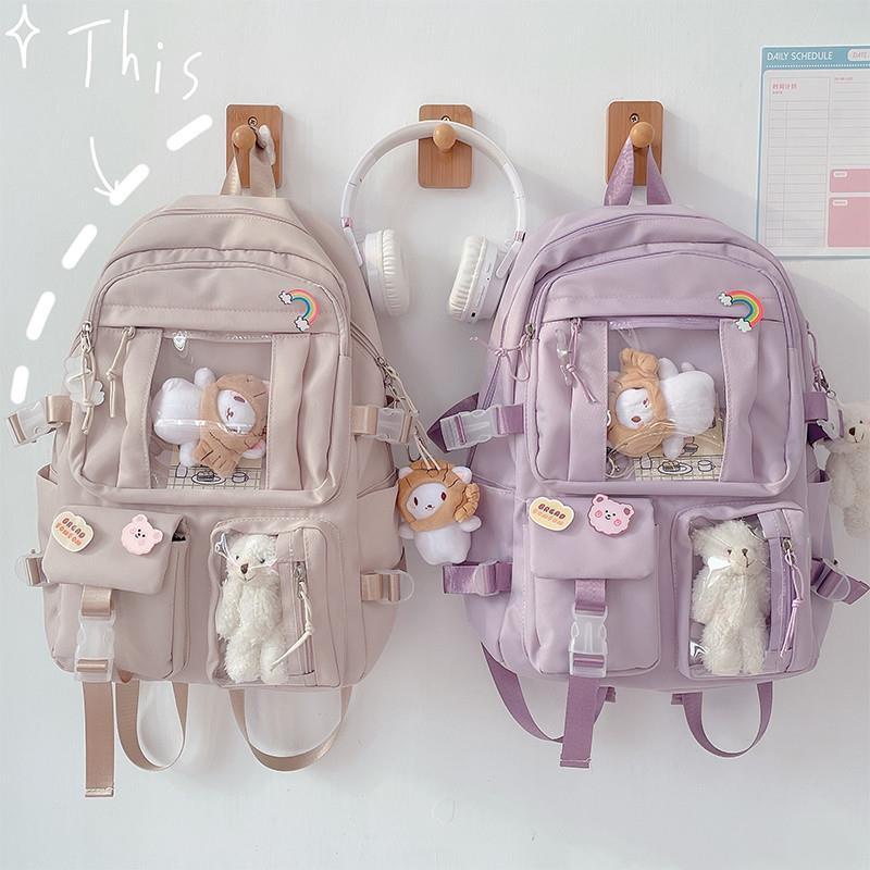Cute hot sale highschool backpacks