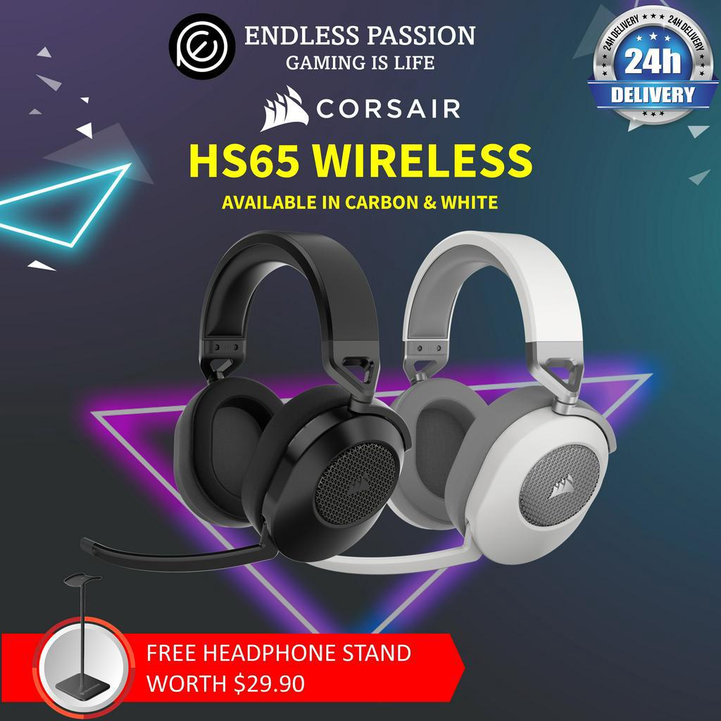 HS65 WIRELESS Gaming Headset — White (EU)