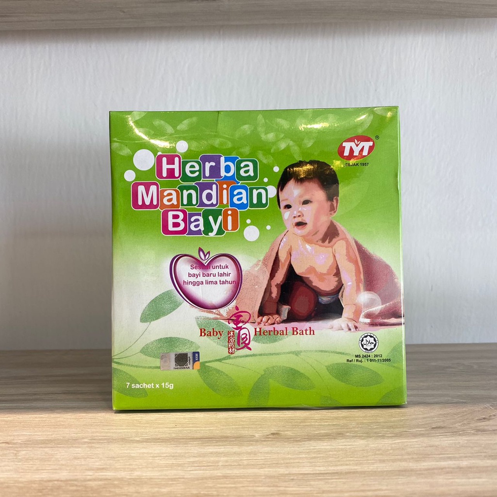 Tyt Baby Herbal Bath 7 sachets x 15g | Shopee Singapore