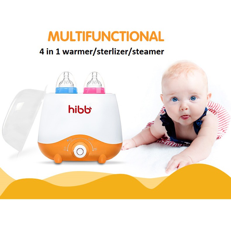 hibb 4 in 1 MILK WARMER + sterilizer steriliser bottles breast milk/ steamer Shopee Singapore