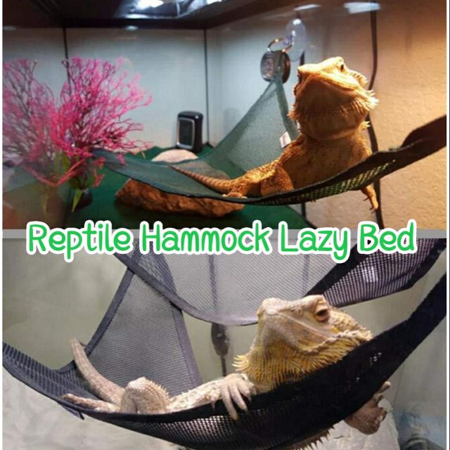 Reptile Hammock L Size Bed 48cm bearded dragon hanging bed basking area terrarium tank sleep bed