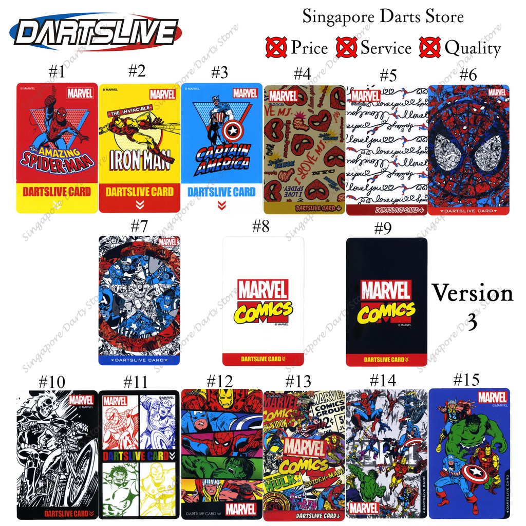 Promo] Dartslive Cards Random Design & Flights | Shopee