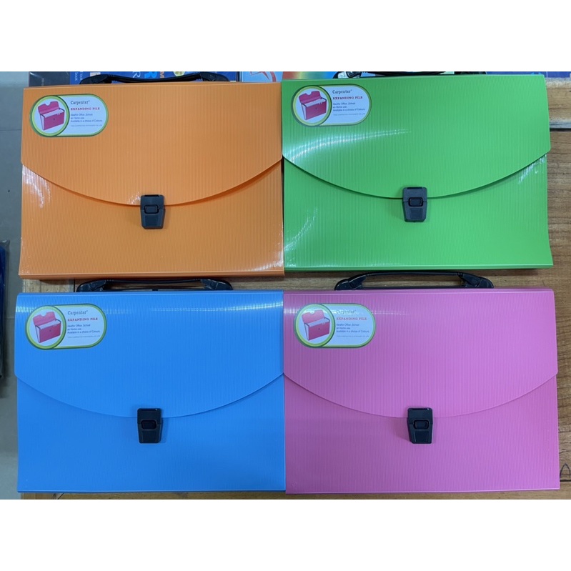 Plastic extra learningbag - 12-compartment materialbag for students ...