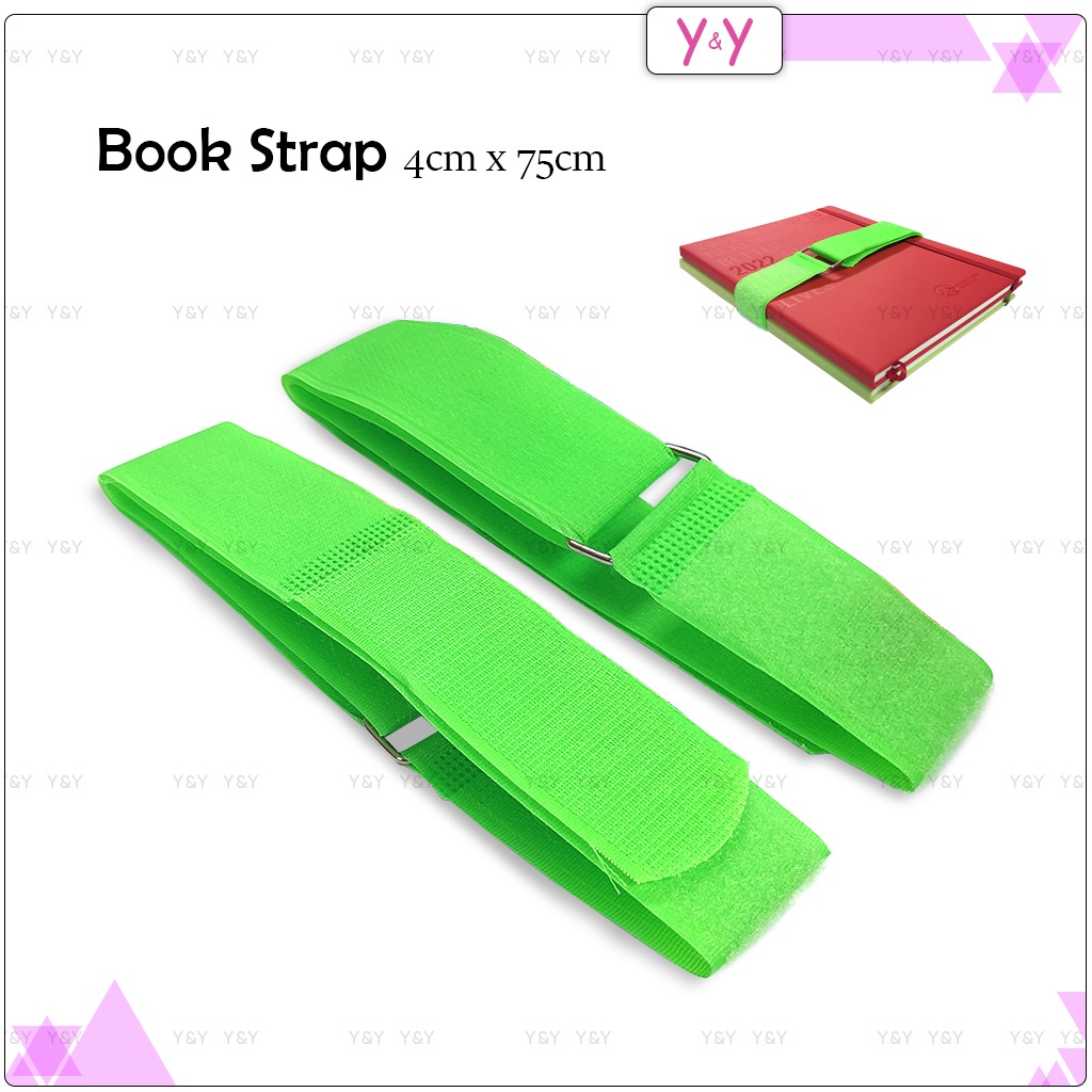 Book Band Strap 4cm x 75cm / Fluorescent Book Strap / Book Belt / Tie ...