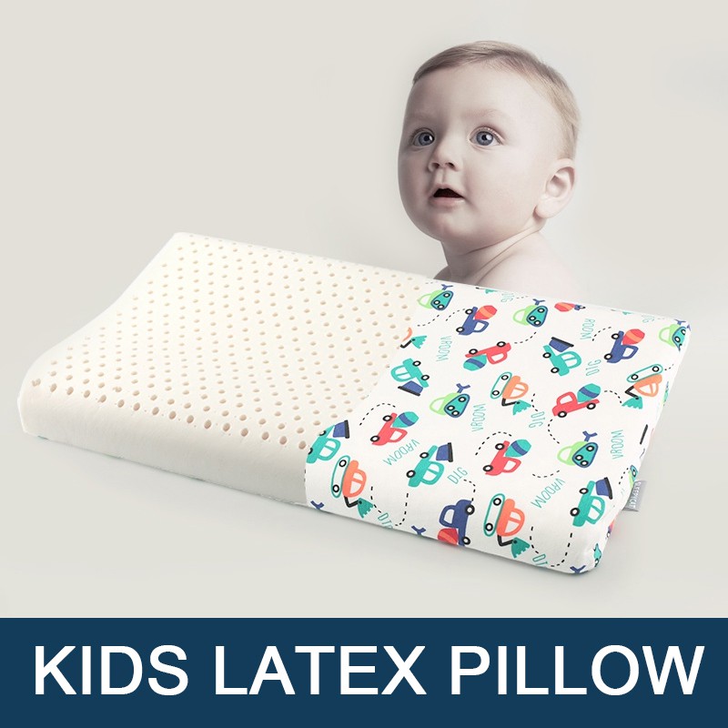 100% Natural Latex Baby Bedding Sleeping Pillow Soft Ergonomic Design ...