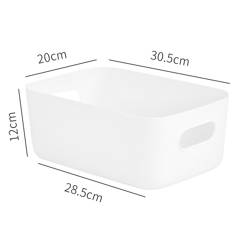 Storage Boxes Basket PP Containers Kitchen Wardrobe Shelf Desk Home