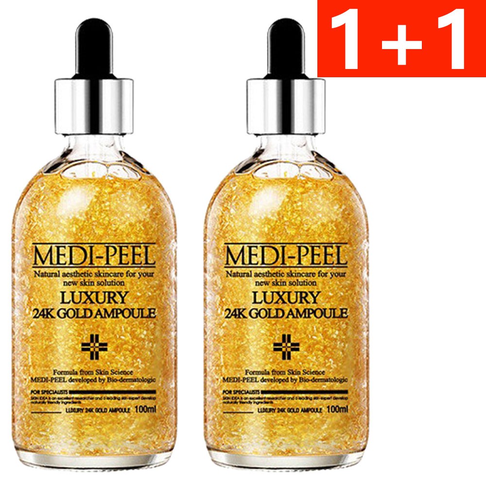 Medi-Peel Luxury 24k Gold Ampoule 100ml 2pcs(1+1) | Shopee Singapore