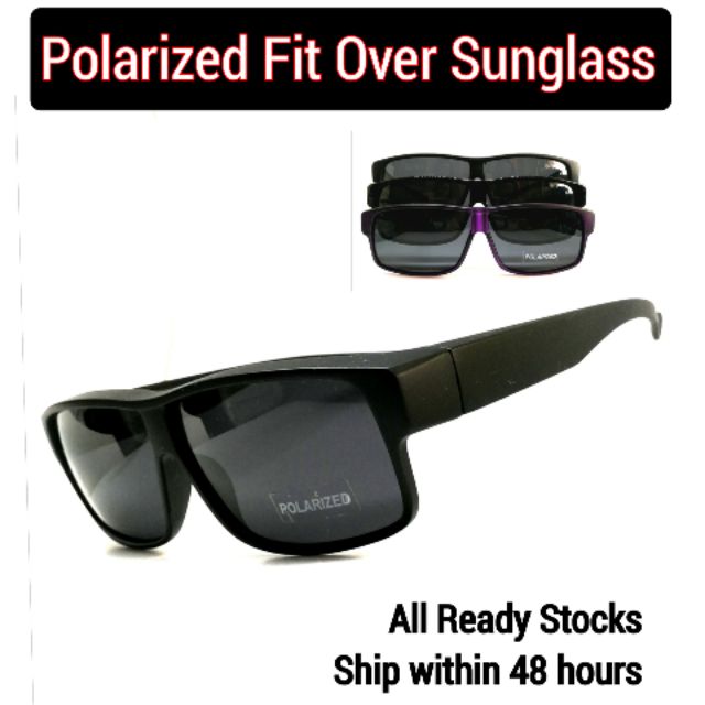 Polarized Fit Over Sunglasses UV Protection for Men Women Driving
