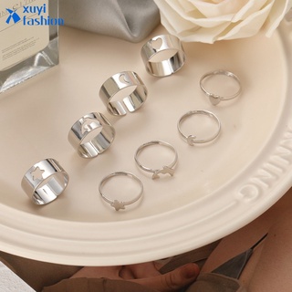 2Pcs Butterfly Rings Set For Women Men Lover Couple Ring Promise Matching  Friendship Silver Color Adjustable 2021 Trend Jewelry - AliExpress