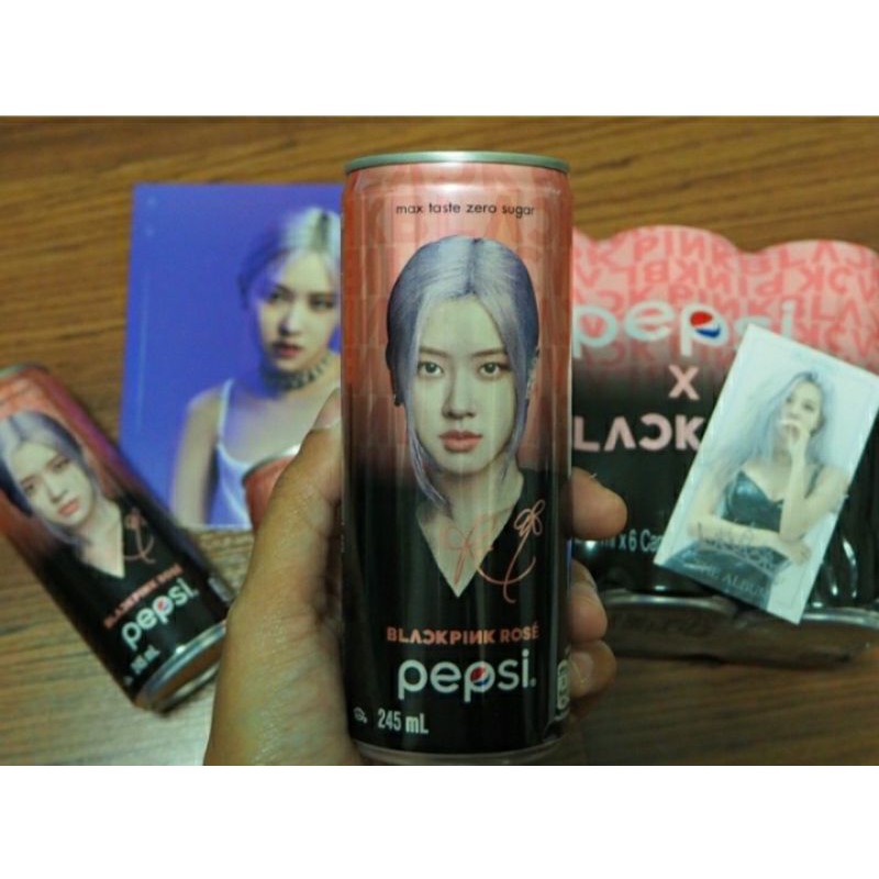 Pepsi X Blackpink Rose Can Ml Shopee Singapore