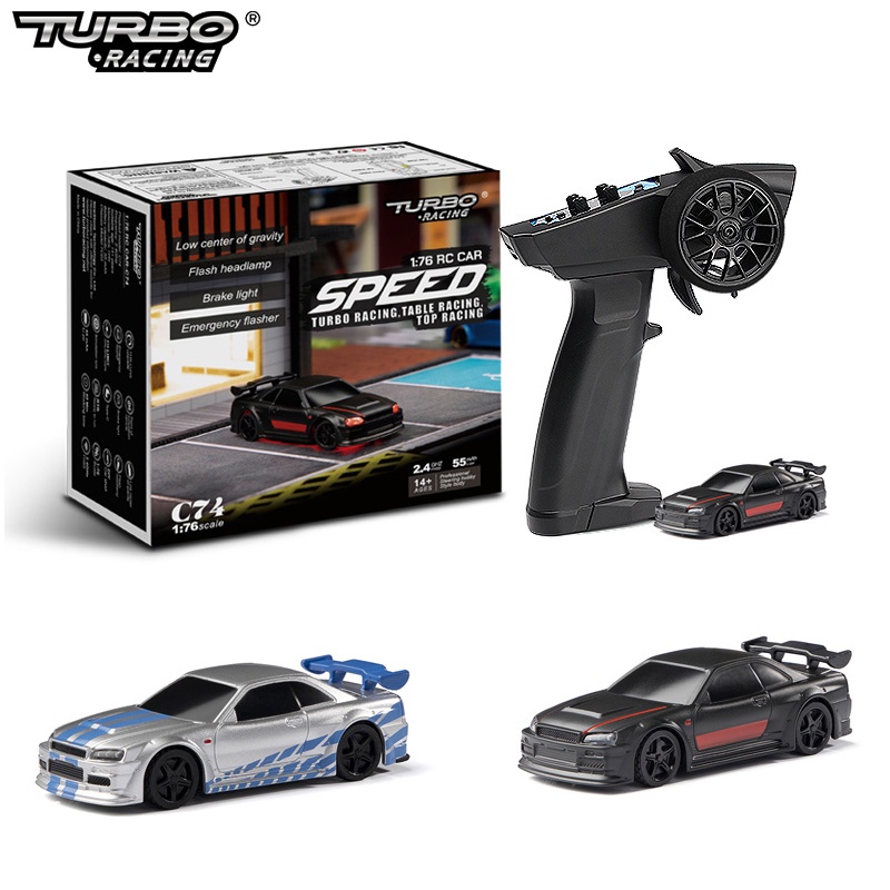 TURBO RACING 2.4Ghz 1:76 Full Scale Mini Electric Sports Car