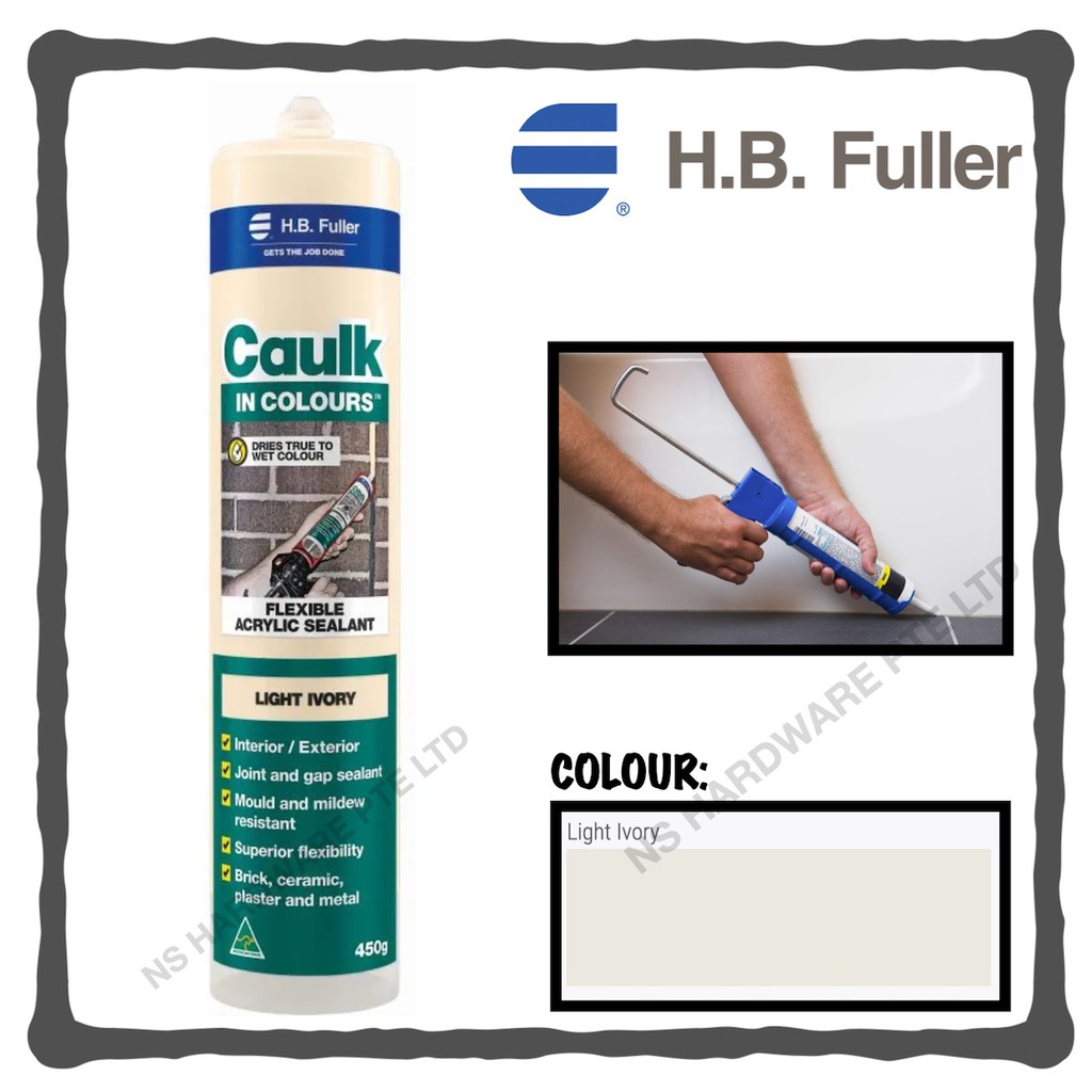 HB Fuller Caulk In Colours Acrylic Sealant Silicone Gap Fillers Various ...