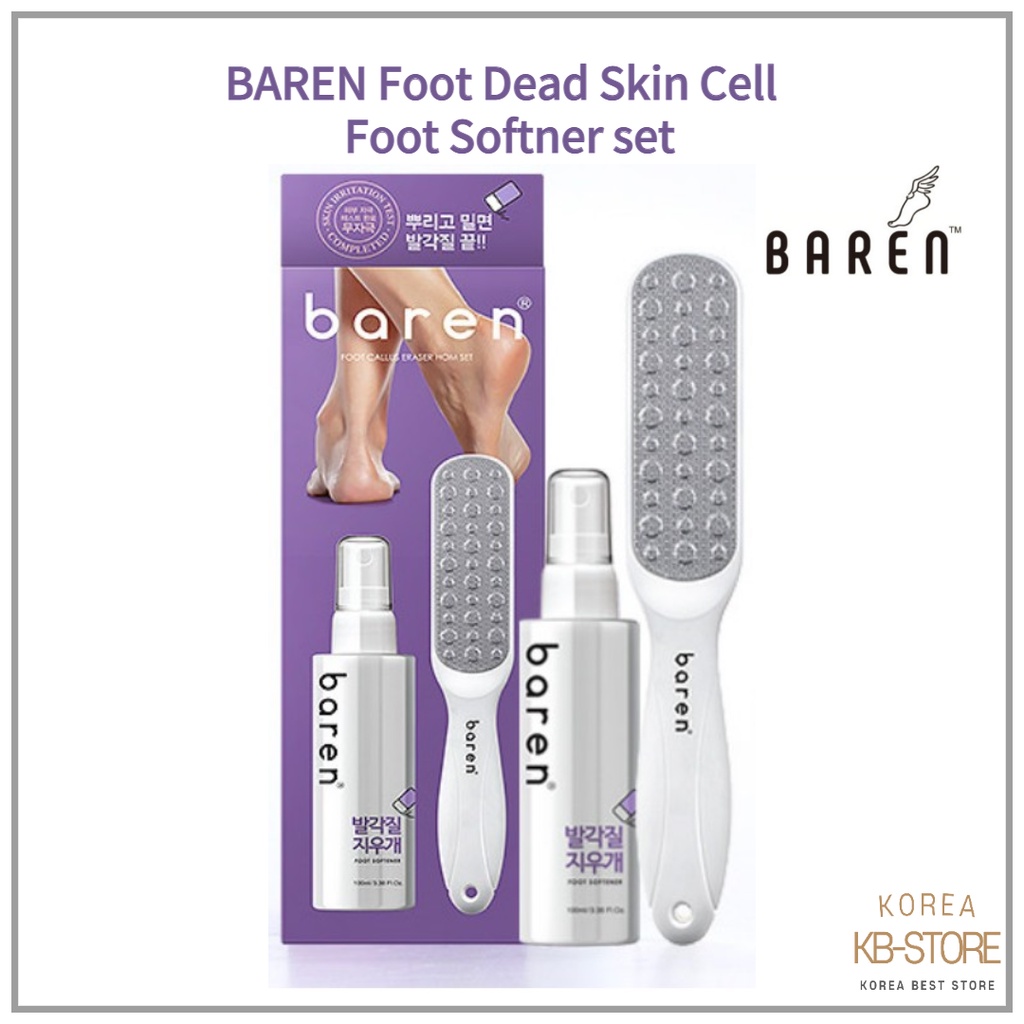 [BAREN] Baren Foot Callus Eraser Home Kit Footcat Foot Dead Skin Cells