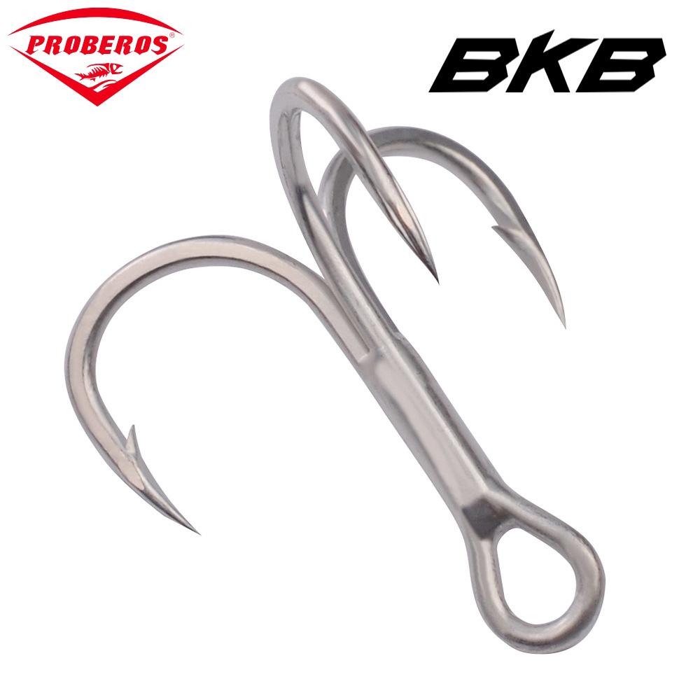 30PCS/Pack Strong Treble Hooks With Feather Fishing Hook 1# 2# 4# 6# 8# 10#  12#