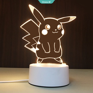 Pokemon Snorlax and Pikachu Led Touch Sensor lamp - Lampada