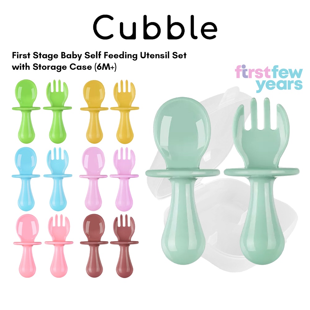 Grabease First Self Feeding Utensil Set - 10 colours