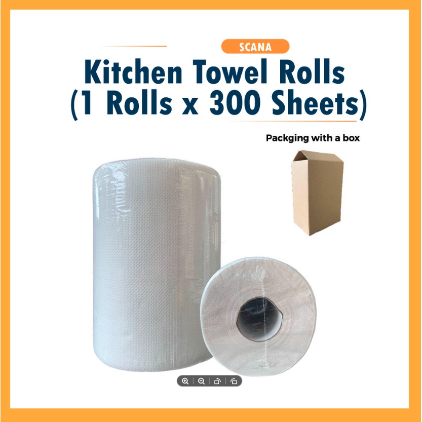 VALUE PACK Jumbo Kitchen Rolls [6 Rolls x 1800 Sheets] Shopee Singapore