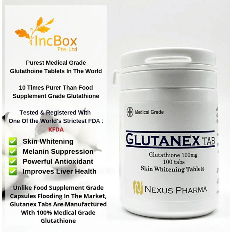 ?? Glutanex Skin Whitening Tab (Korea) Medically Tested & Registered : KFDA