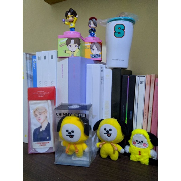Mini Flag SYS Jimin, Mini Flag LYS Yoongi, Bagcharm Chimmy BT21 ...