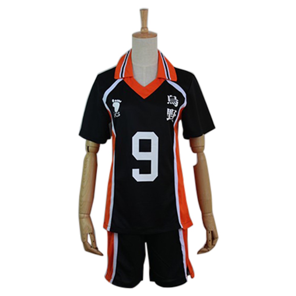 Newhui Haikyuu Kageyama Tobio Cosplay Uniform 9 Jersey Karasuno High ...