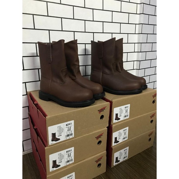 Red wing pecos 2025 safety boots