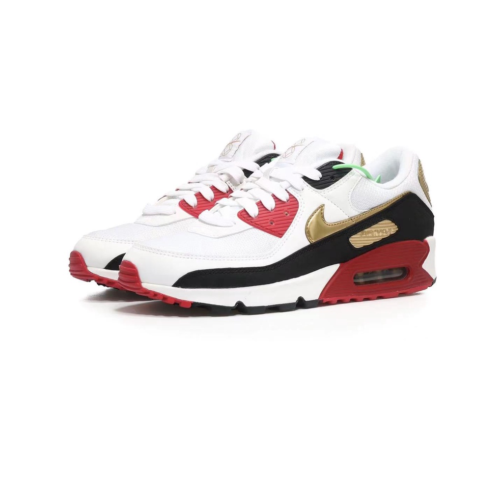 Authentic Nike Air Max 90 White Metallic Gold 42.5 Shopee Singapore