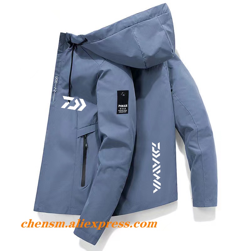 Gamakatsu Long Sleeve Outdoor Fishing Clothes Men Fishing Jacket Hooded Coat  Waterproof Windbreaker Fishing Sport Outwear Men - AliExpress