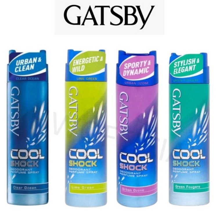 GATSBY COOL SHOCK DEODORANT PERFUME SPRAY 175ml Shopee Singapore