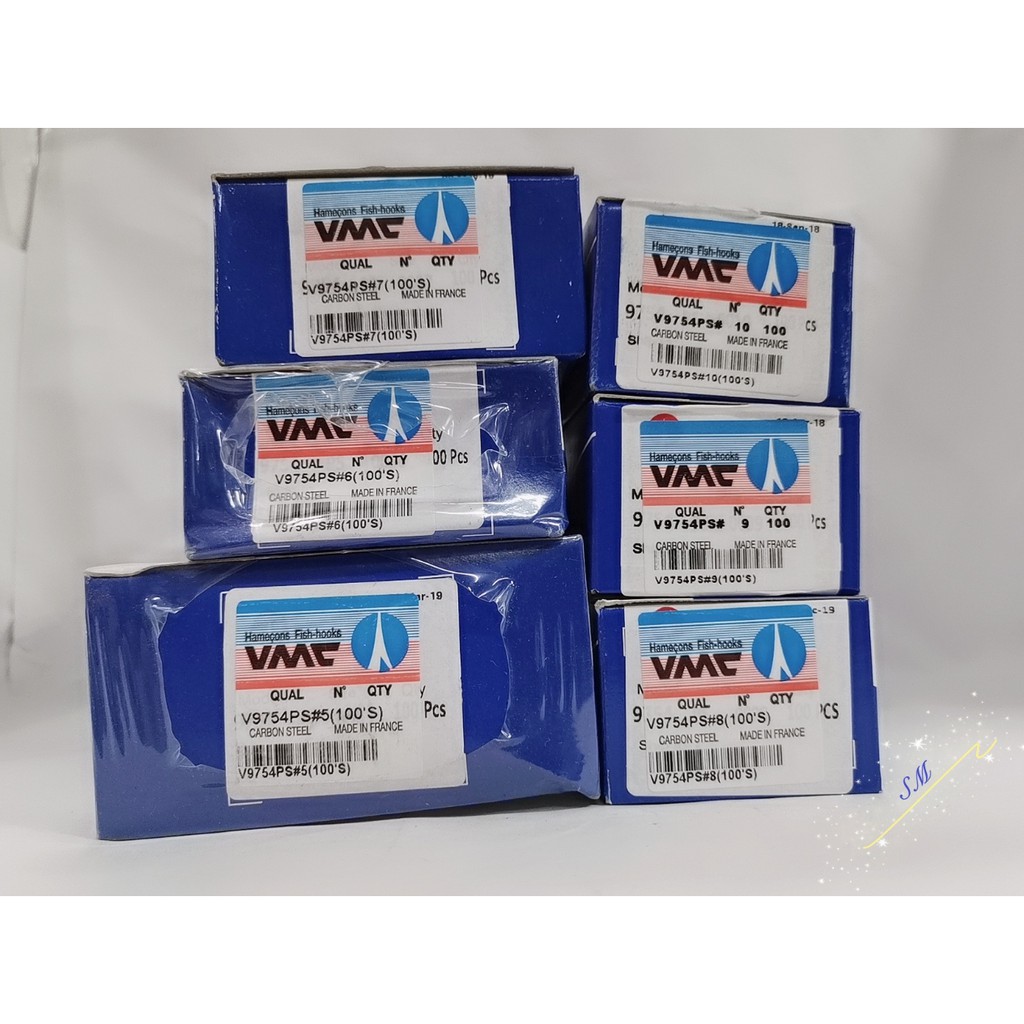 9754 5, 6, 7, 8, 9, 10 VMC Fishing Hooks with hole Shopee Singapore