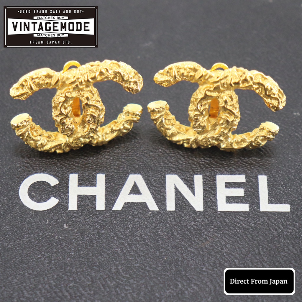 Cc hot sale gold earrings