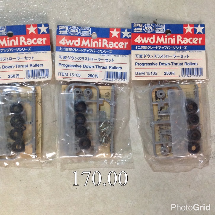 Tamiya 4WD MIni Racer Progressive Down Thrust Rollers | Shopee Singapore