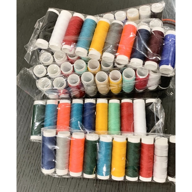 2 Packs 10pcs Sewing Thread Spun Yarn Dressmaking Needlework Stitching ...