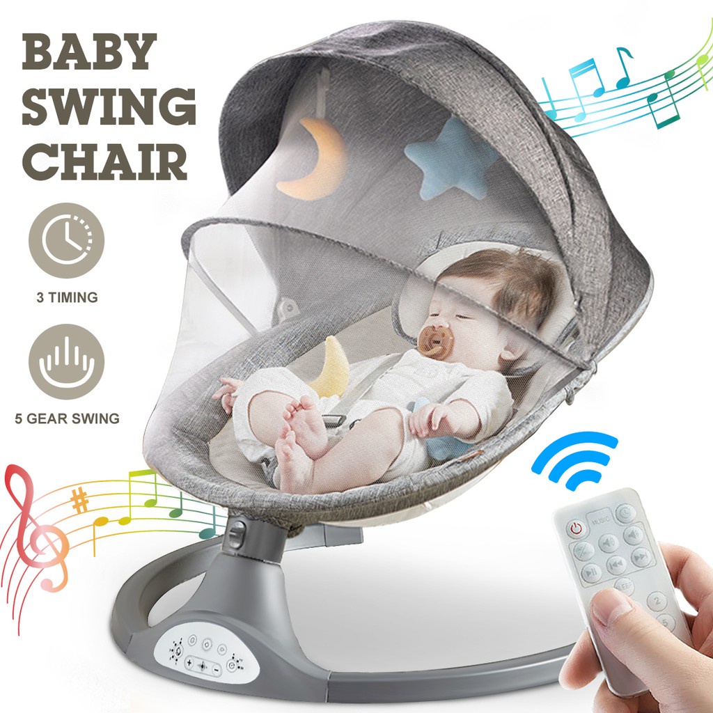 Electronic baby cradle 2025 with remote control