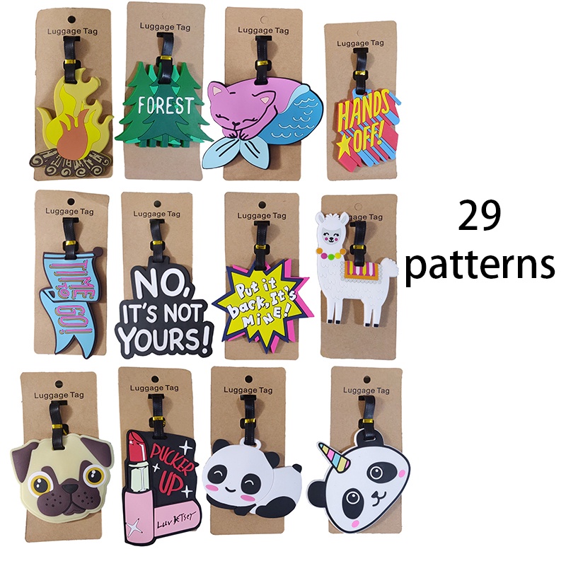 Creative store luggage tags