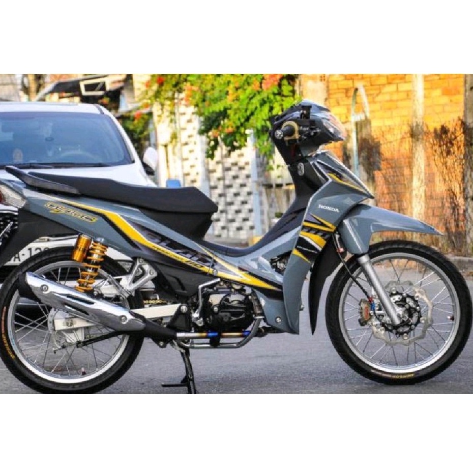 Wave Blade 110 Cement Gray Mixed with Gold | Shopee Singapore