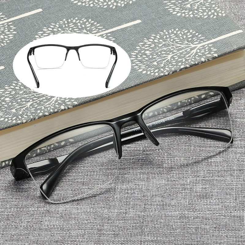 Men Women Polygonal Progressive Multifocal Reading Glasses Readers 0.5 ~  3.0 A