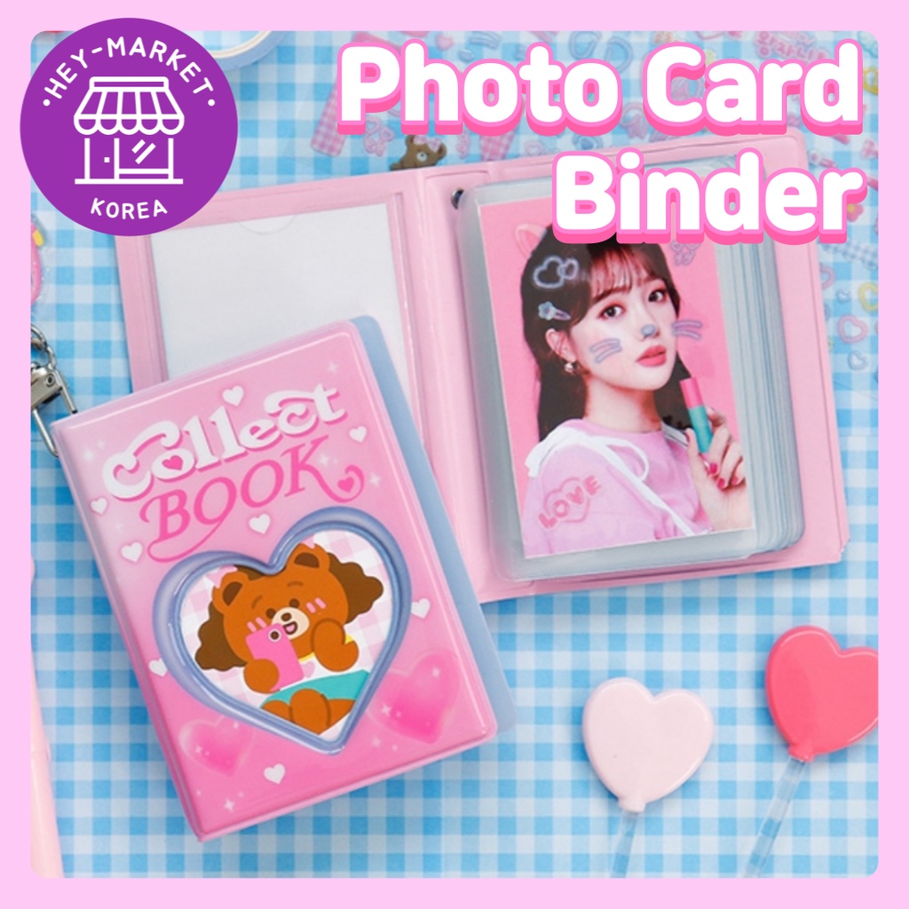 DAISO KOREA] Photo card Binder (20 pages) Idol fan goods