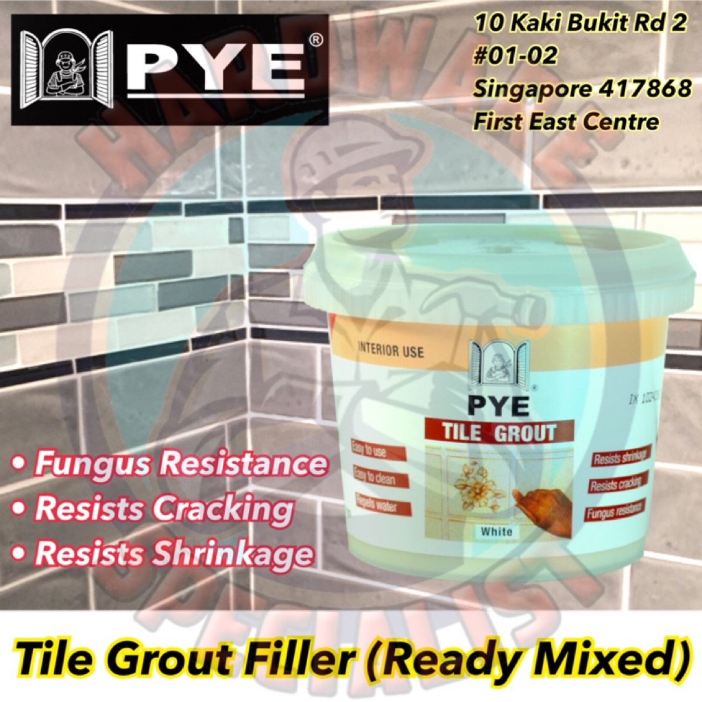 PYE Tile Grout Filler 500g Shopee Singapore
