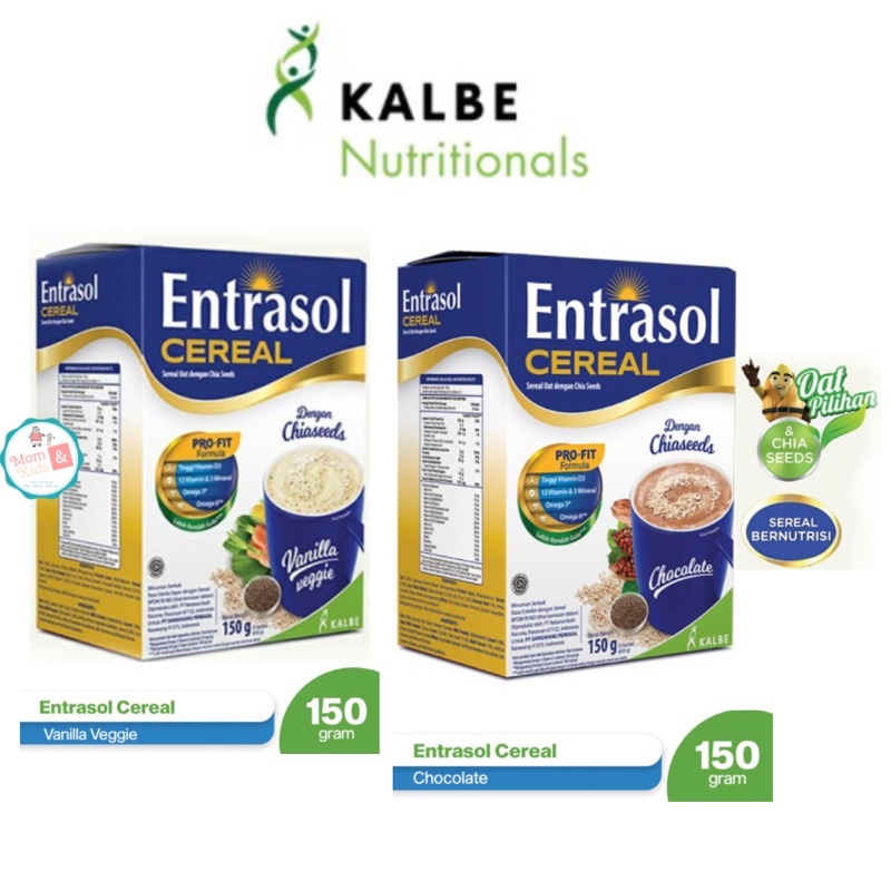 ENTRASOL CEREAL QUICK START VANILLA CHOCOLATE 150GR (5X30GR) | OAT ...