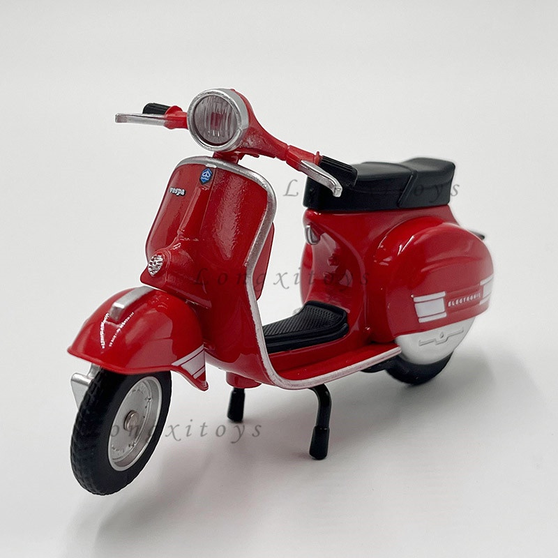 1:18 Diecast Motorcycle Model Toy 1976 Vespa 200 Rally Replica For ...