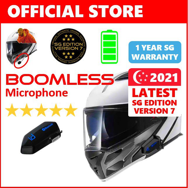 CHEAPEST V7 SG Helmet Headset Bluetooth id221 MOTO A1 SG Edition
