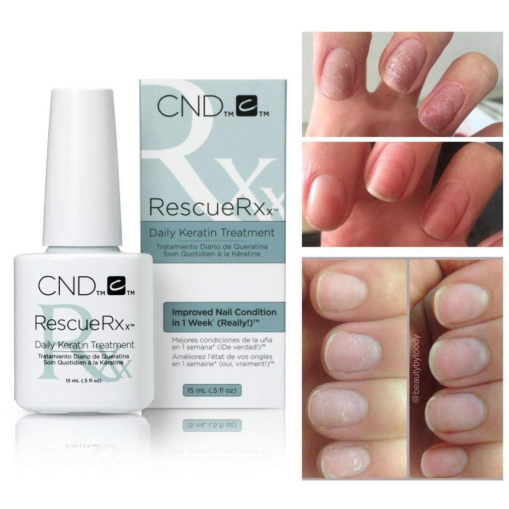 CND Rxx Nail Rescue Treatment Recovery Oil 3.7ml x 2 set or 15ml for ...