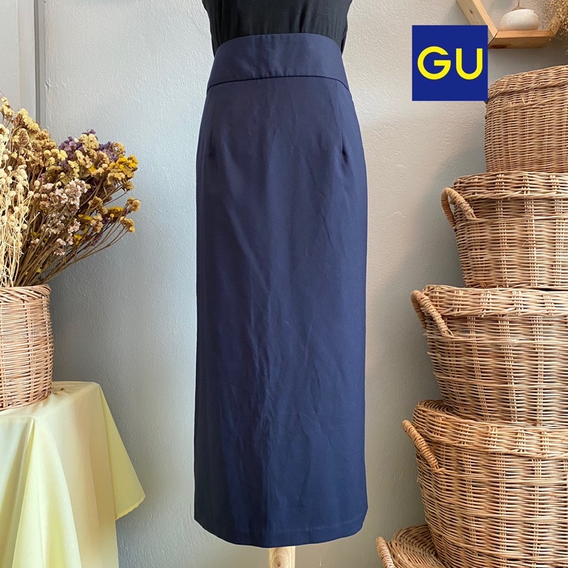 Second-Hand GU Long Skirt Authentic Japanese Brand 100% XL (Waist ...
