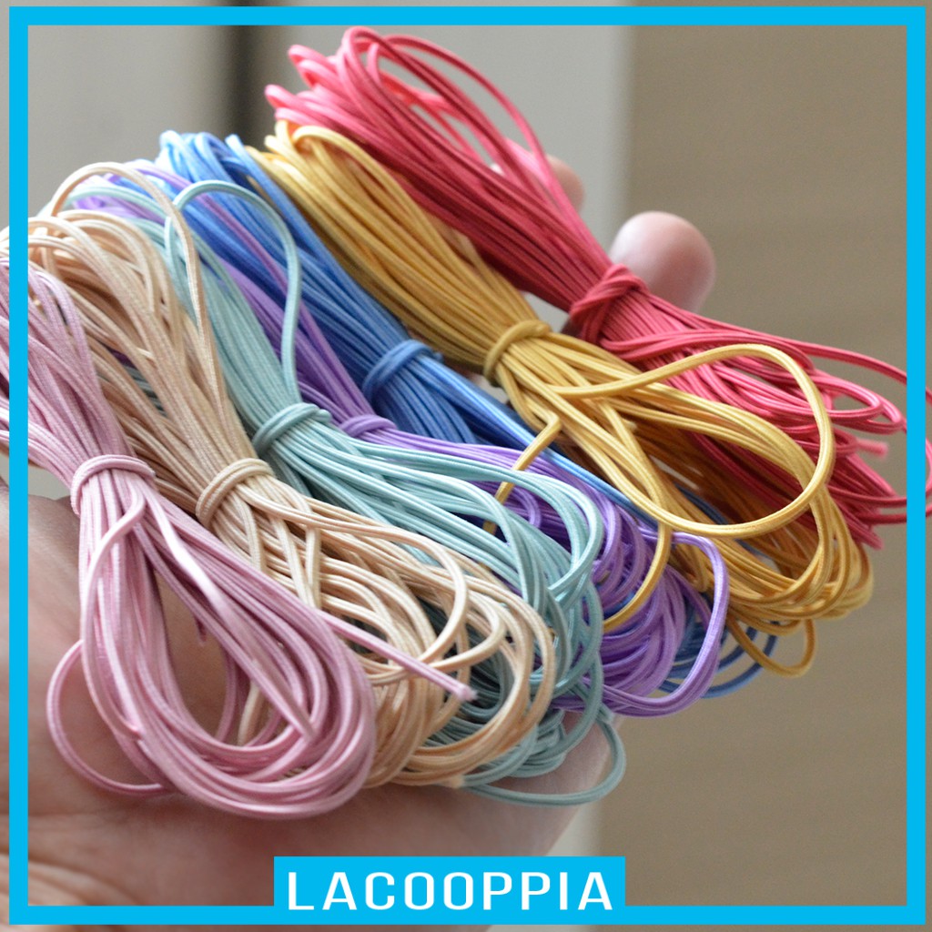 [ 7/8Pcs Long Straight High Elastic Rubber Band Hair String Rope 2mm ...