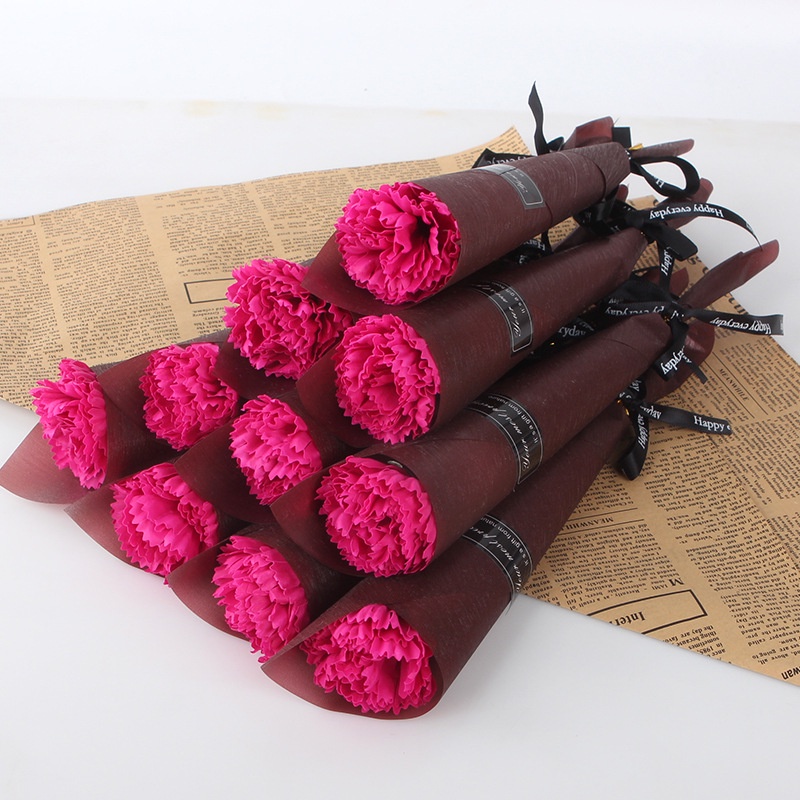 10 Heads Carnation Artificial Flowers for Mother/ Teacher/ Home Wedding