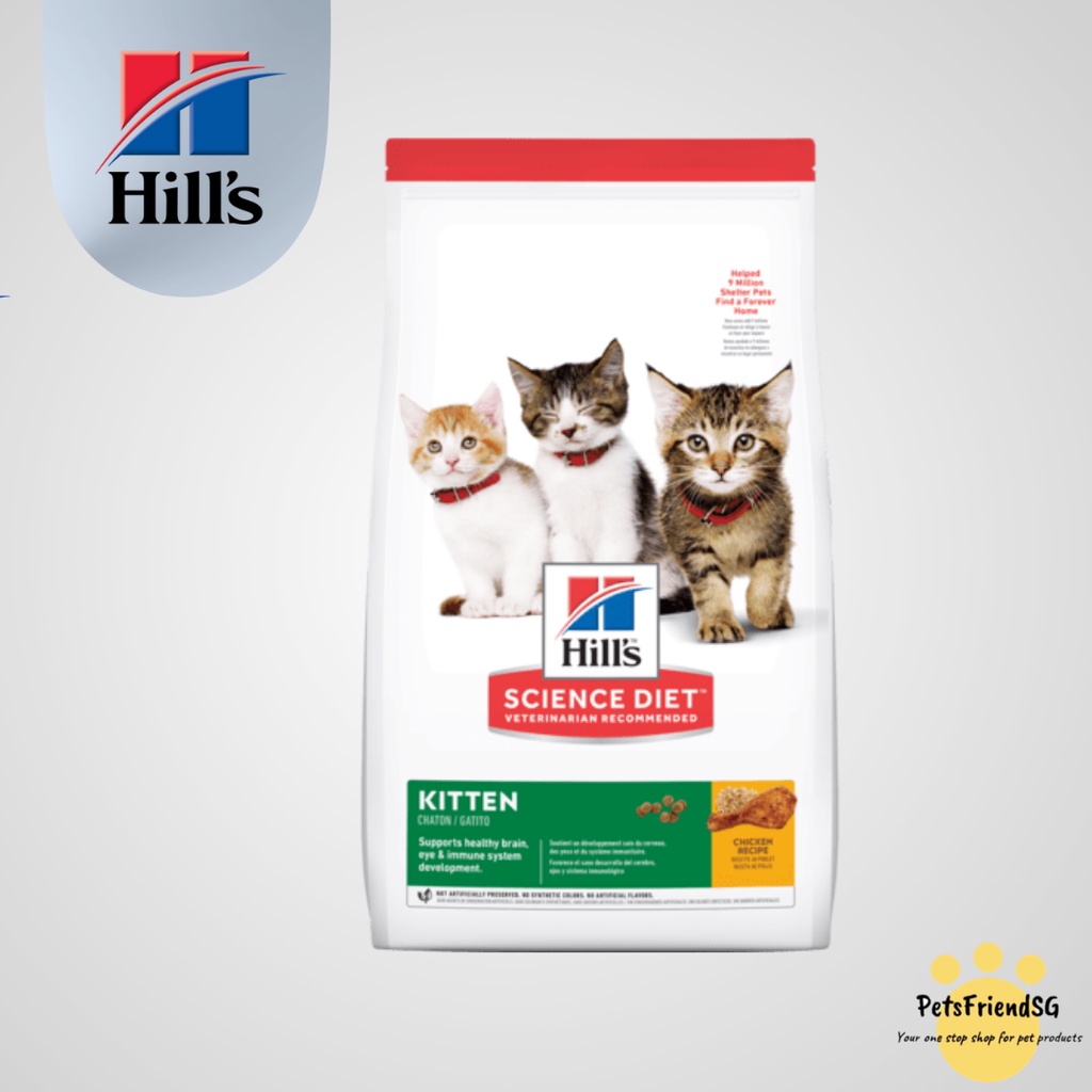 Science Diet Kitten Chicken Dry Cat Food Shopee Singapore