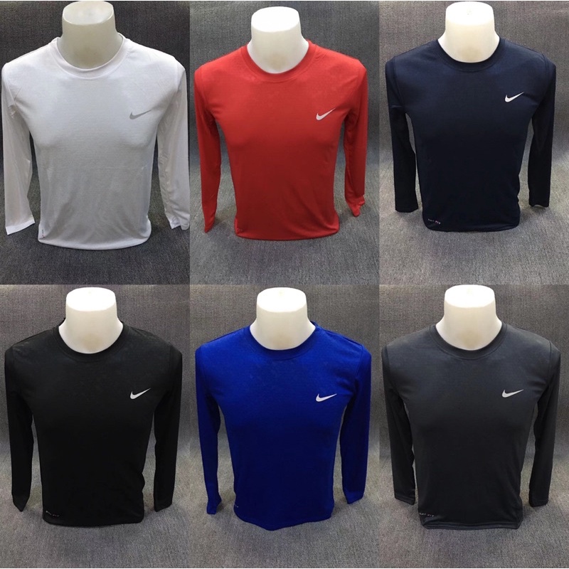 6802 Dry-fit Rash guard long sleeves for men and women | Shopee Singapore