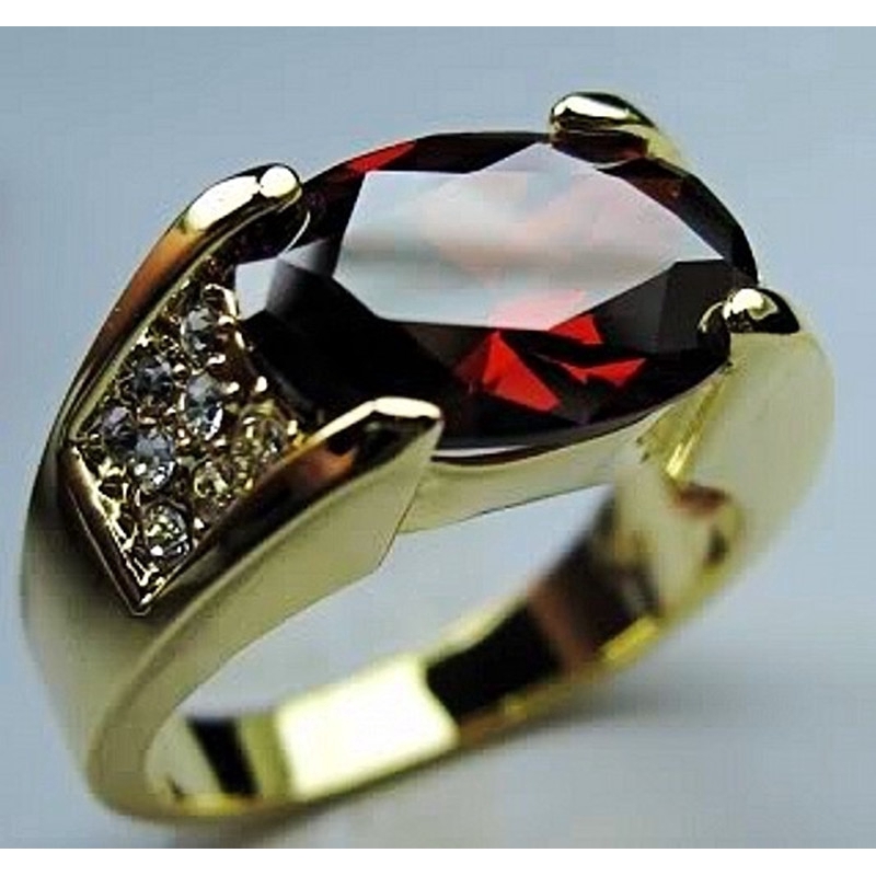 Gold and deals obsidian ring